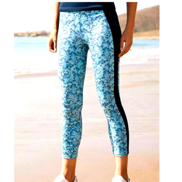 Daily Practice by Anthropologie Jackie Leggings High Rise Blue Moffit Small - Picture 2 of 10